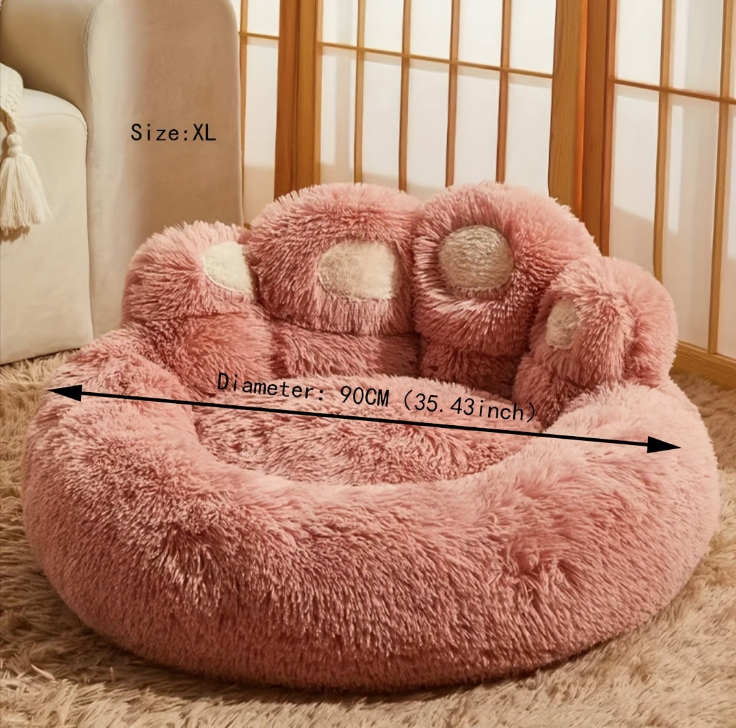 Cama para animais de estimação em formato de pata - de P a XXXL