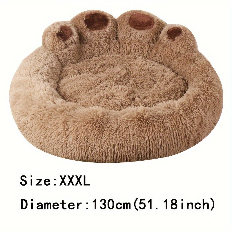 Cama para animais de estimação em formato de pata - de P a XXXL