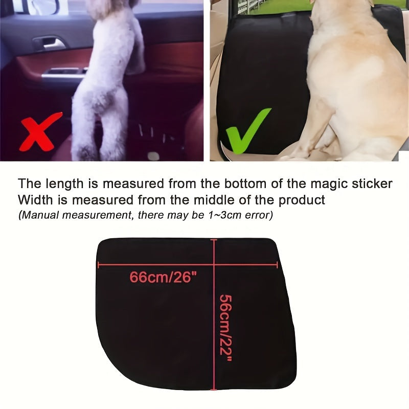 Protetores de porta de carro para cães resistentes a arranhões – fáceis de instalar e prontos para viagens!