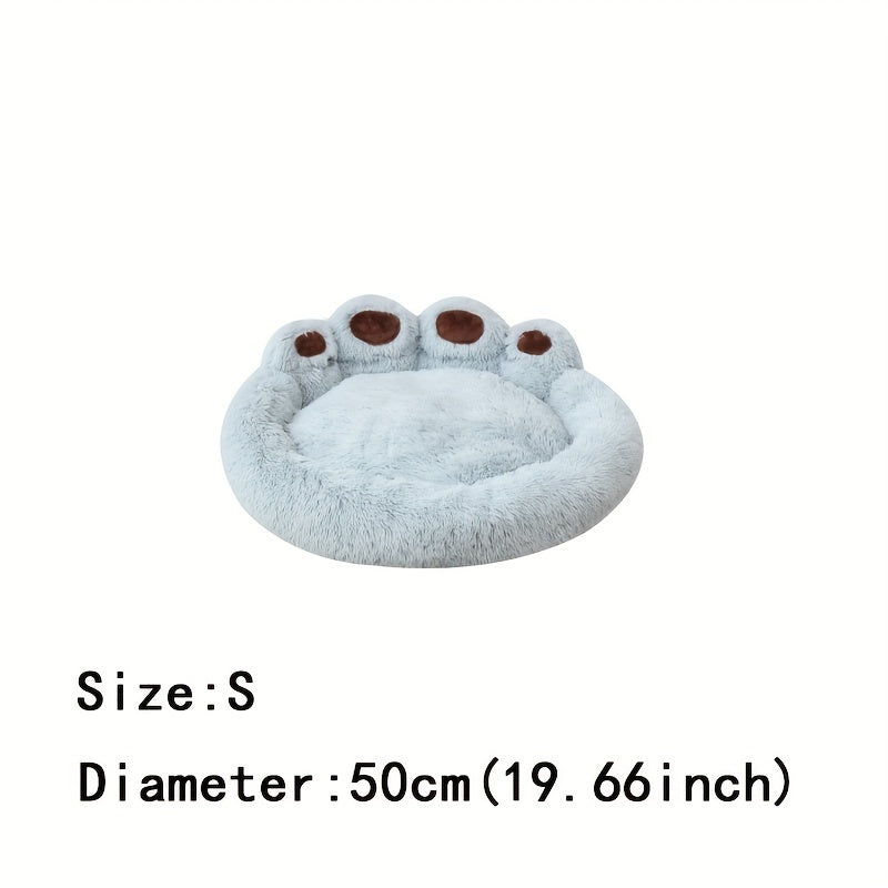 Cama para animais de estimação em formato de pata - de P a XXXL